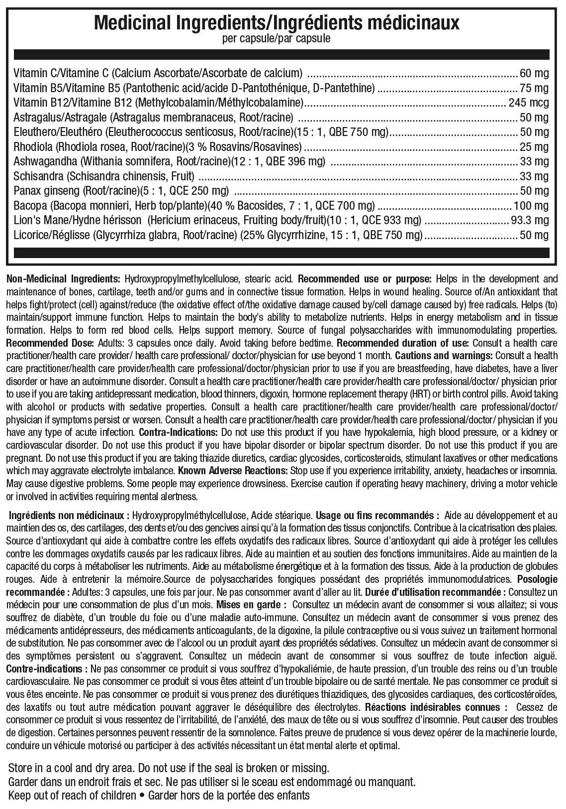 valeurs nutritionnelles