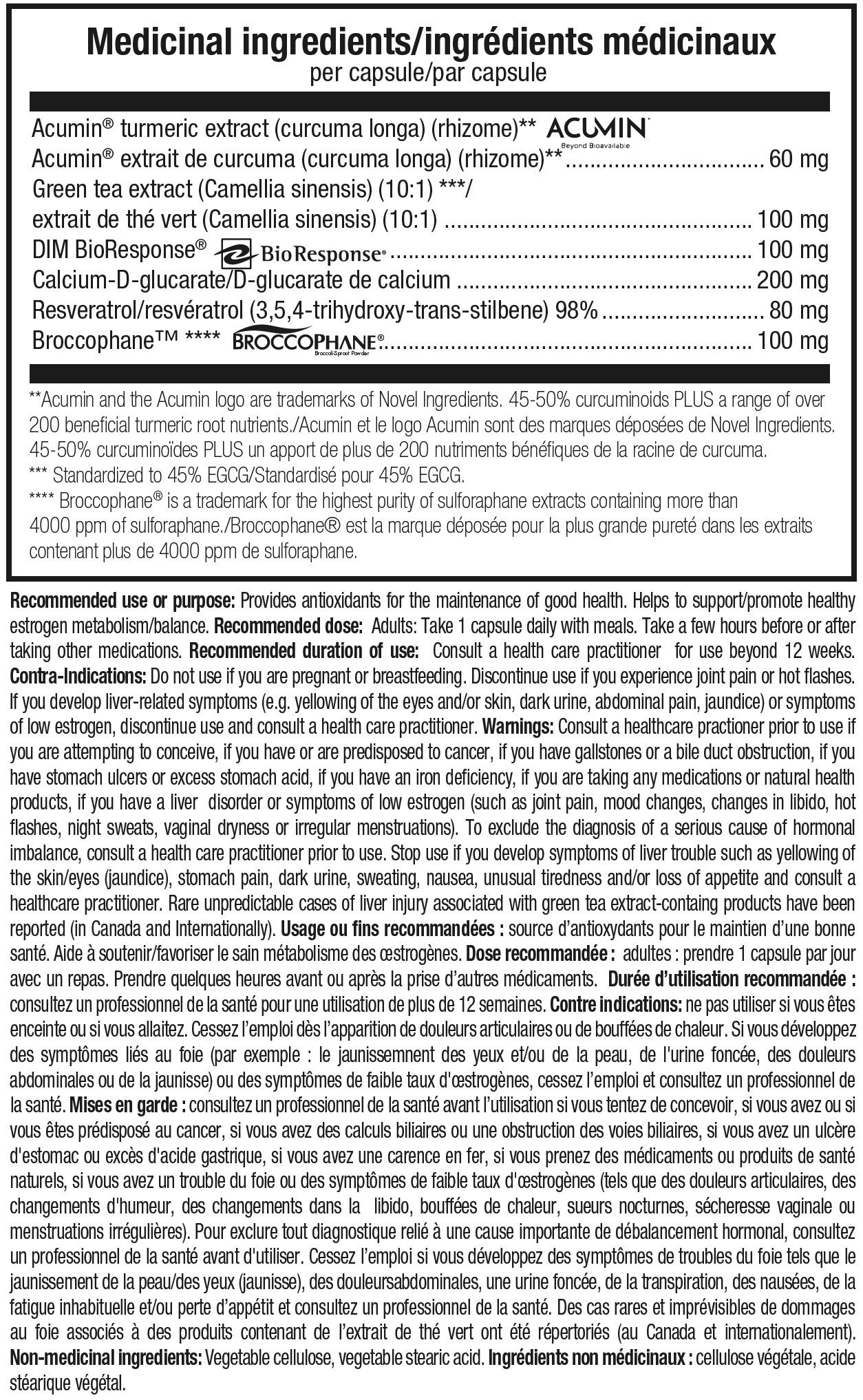 valeurs nutritionnelles