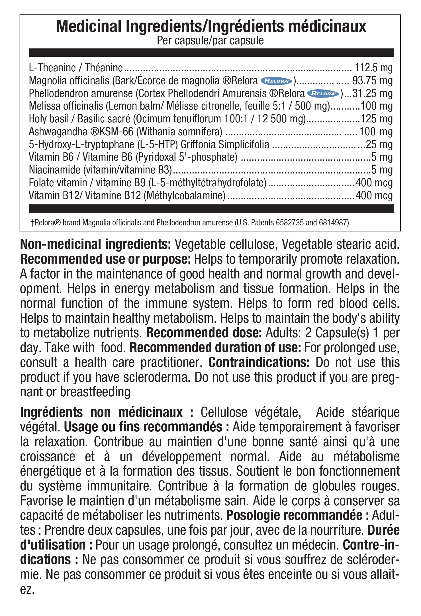 valeurs nutritionnelles
